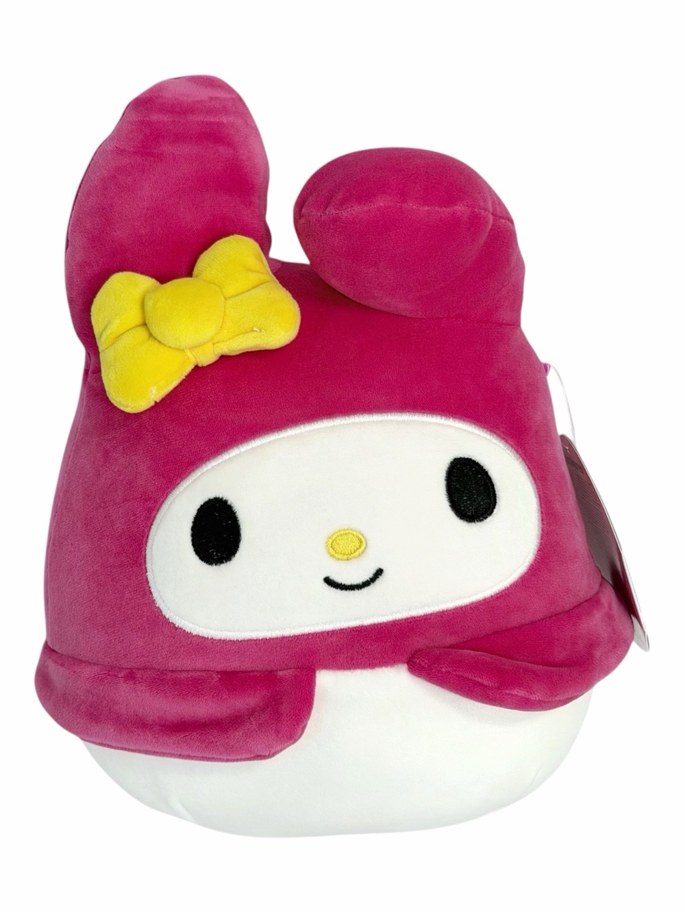 Squishmallows Sanrio My Melody 8” Plush Pink Bunny Yellow Bow NWT Soft Toy